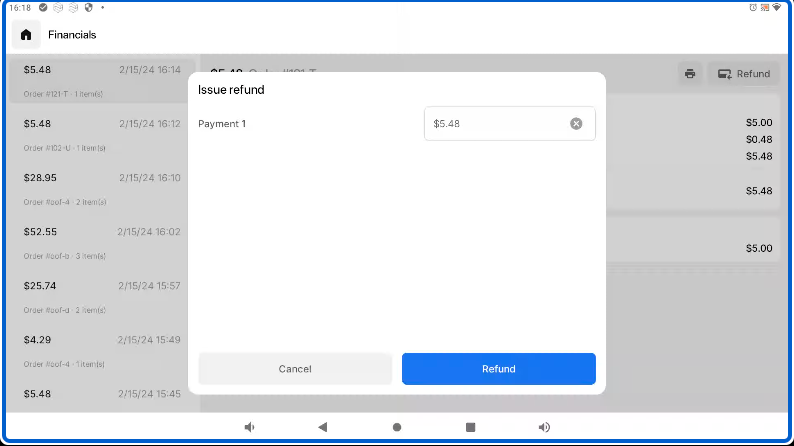 Otter POS: How to process refunds – Otter Help Center - US