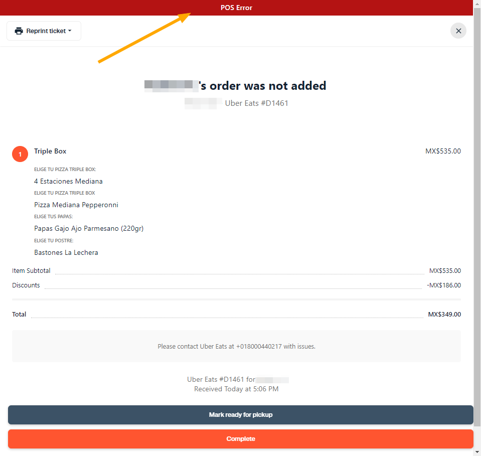 What happens if an order is not injected?  .png
