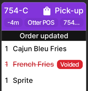 Item Removed