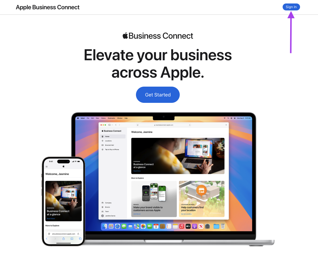 Apple Business Connect Sign In