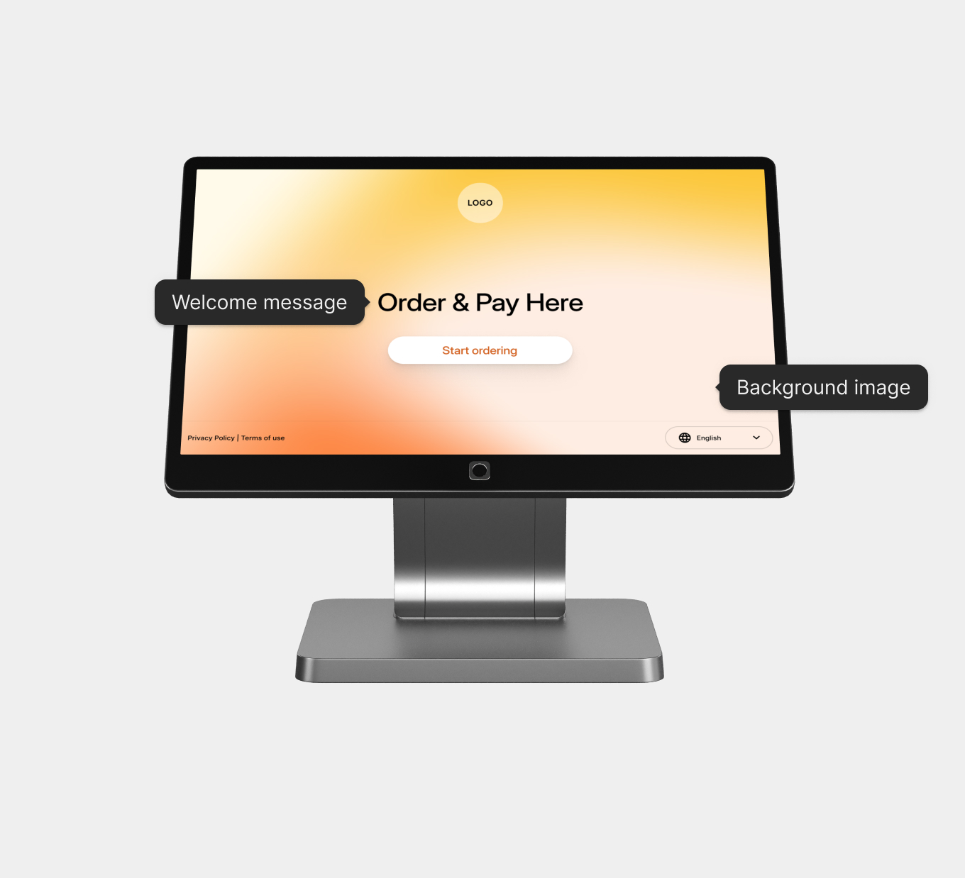 Walkup Screen Kiosk Settings [Landscape]