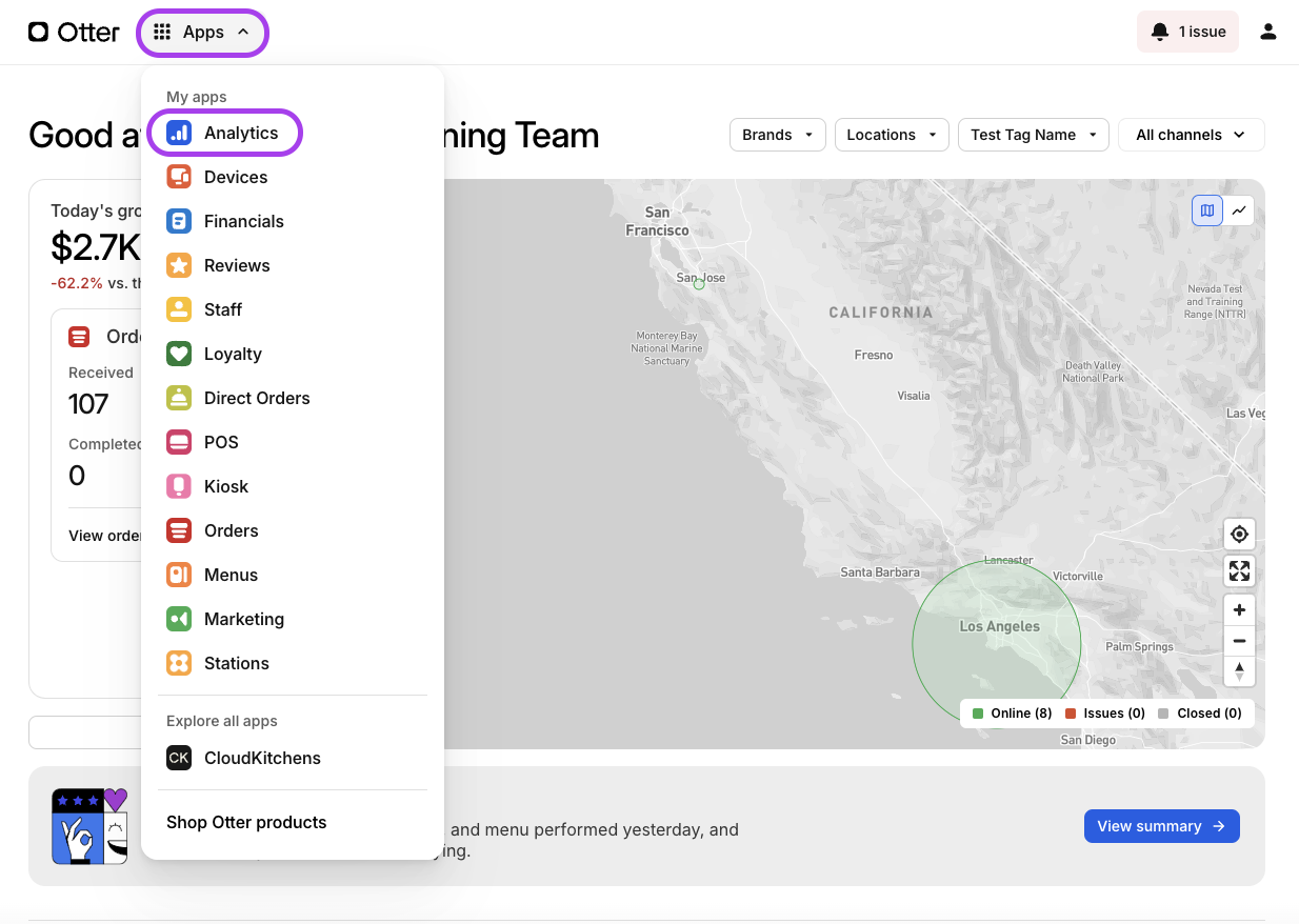 Analytics App