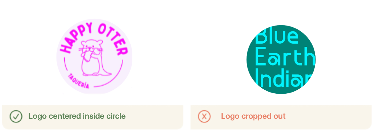 Brand Logo Centered Ex
