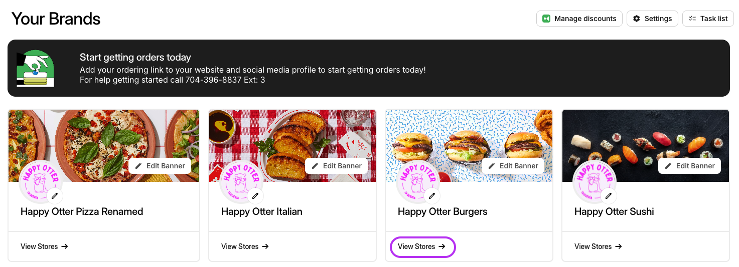 View Stores Direct Orders