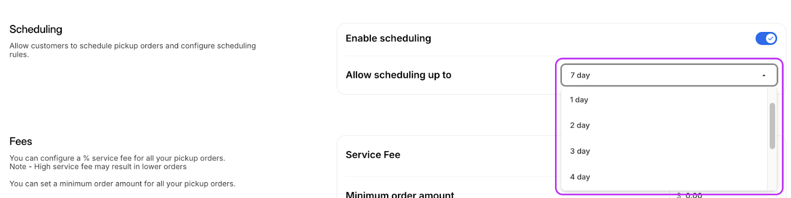 Scheduling Allowance Days
