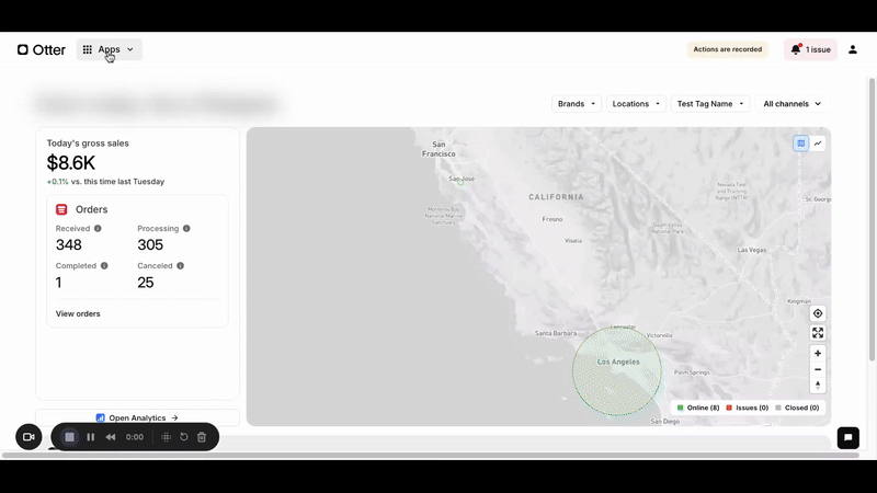 Dine-in Settings GIF