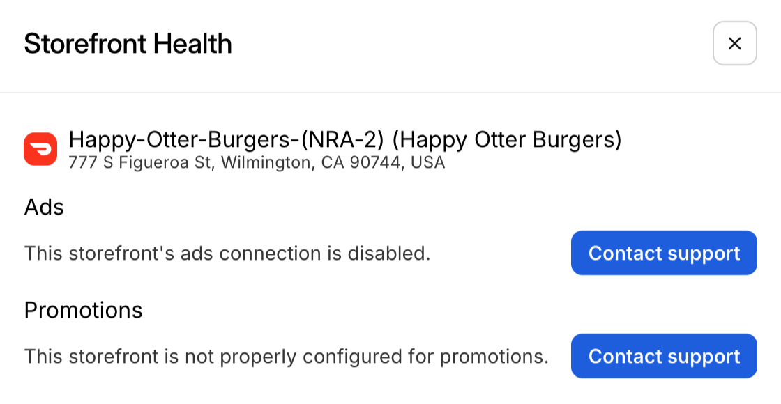 Unhealthy Storefront Health