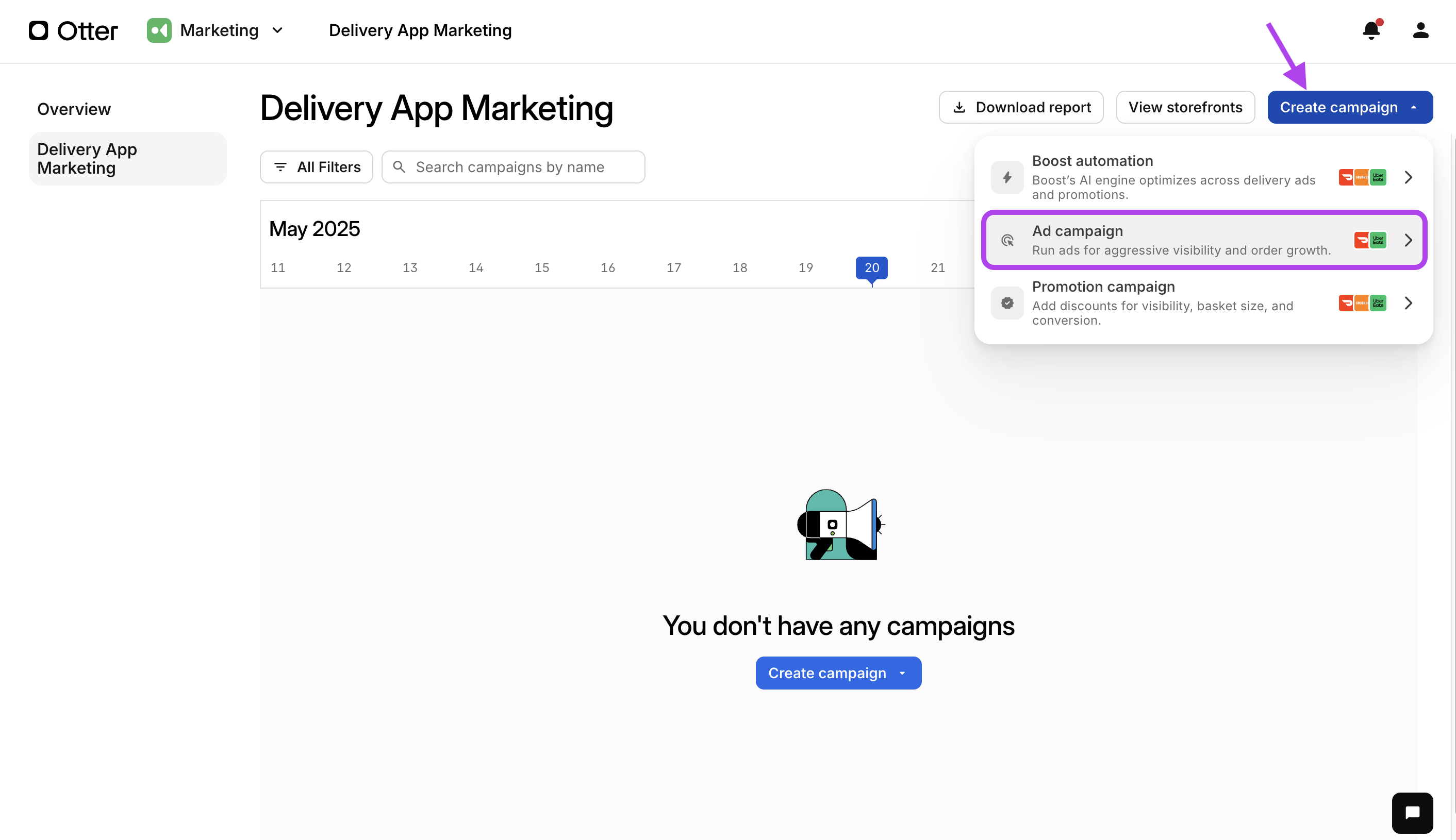 Crear Campaña de Anuncio