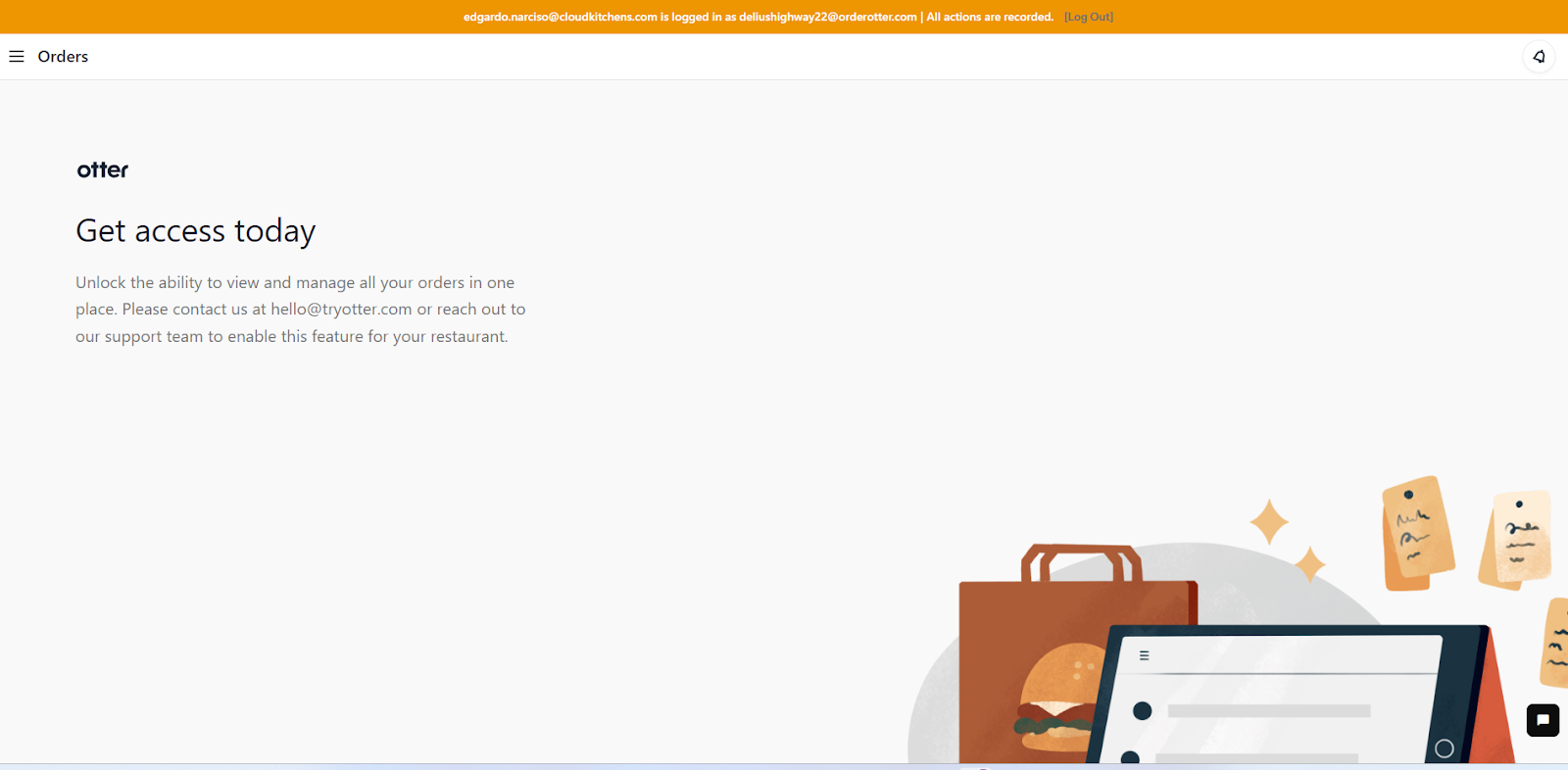 Get access today error