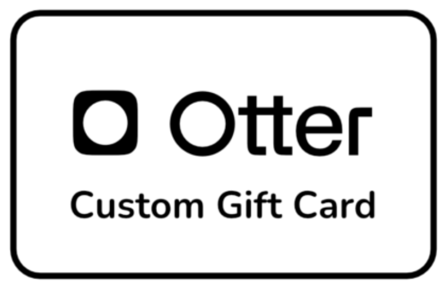 Otter Custom Gift Card
