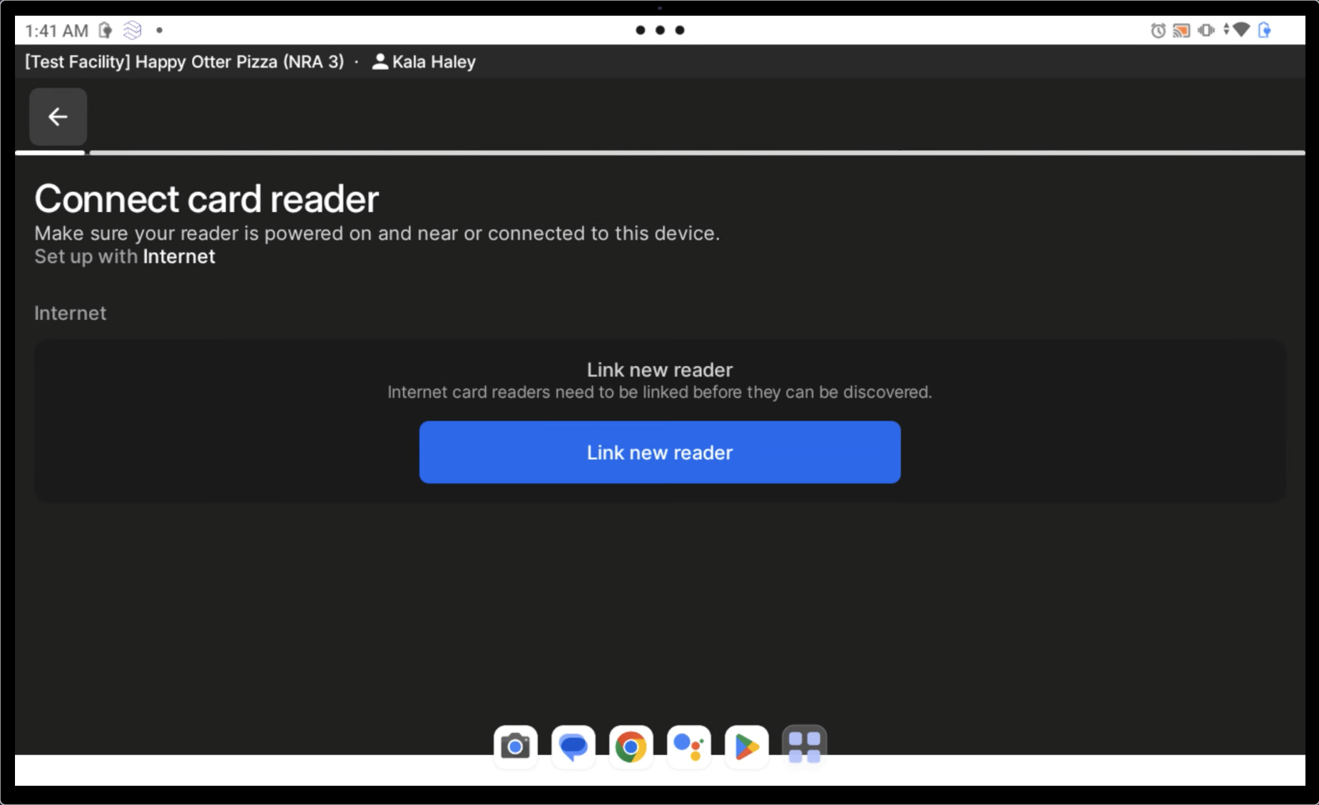 Link new reader