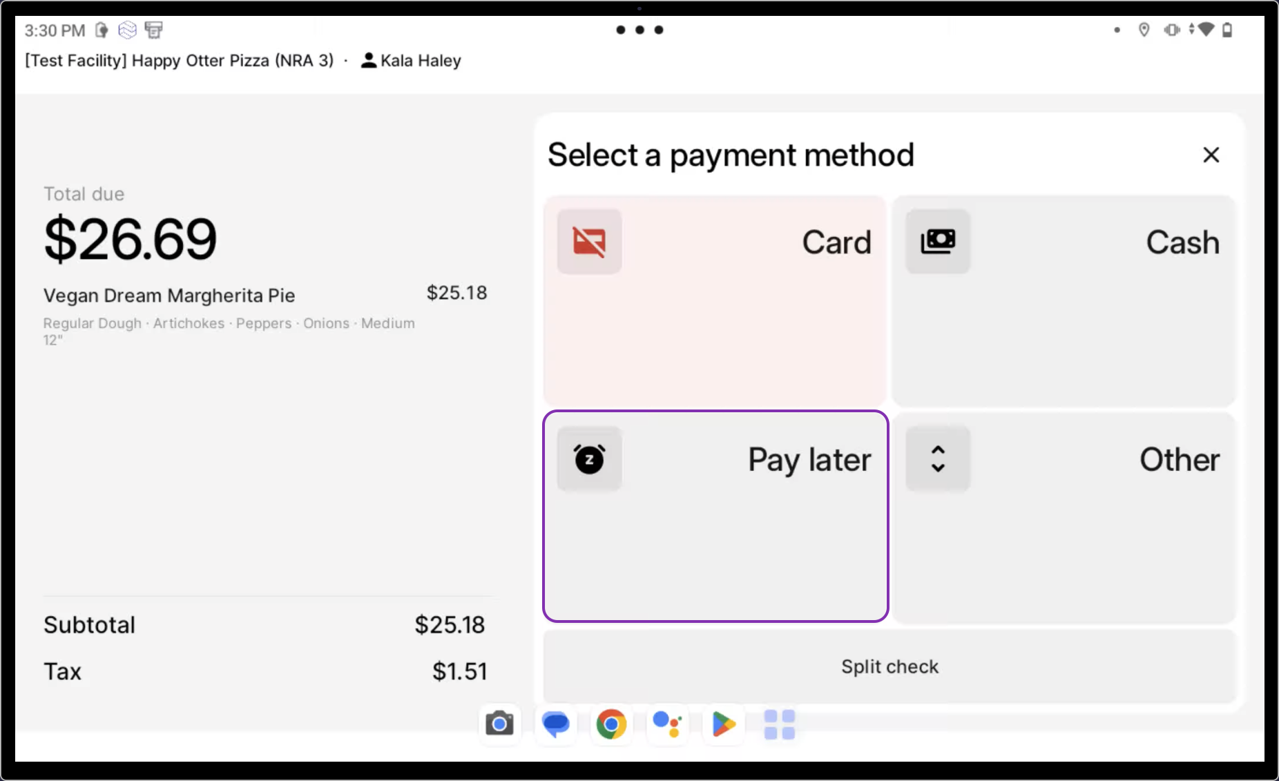 Select [Pay later].png