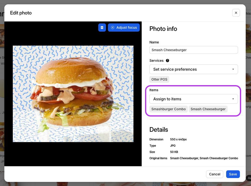 Multiple Assignment Menu Photo