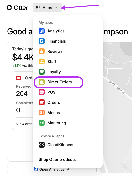 Direct Orders App