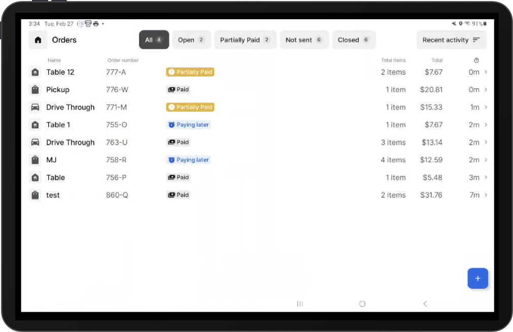 Tablet Terminal