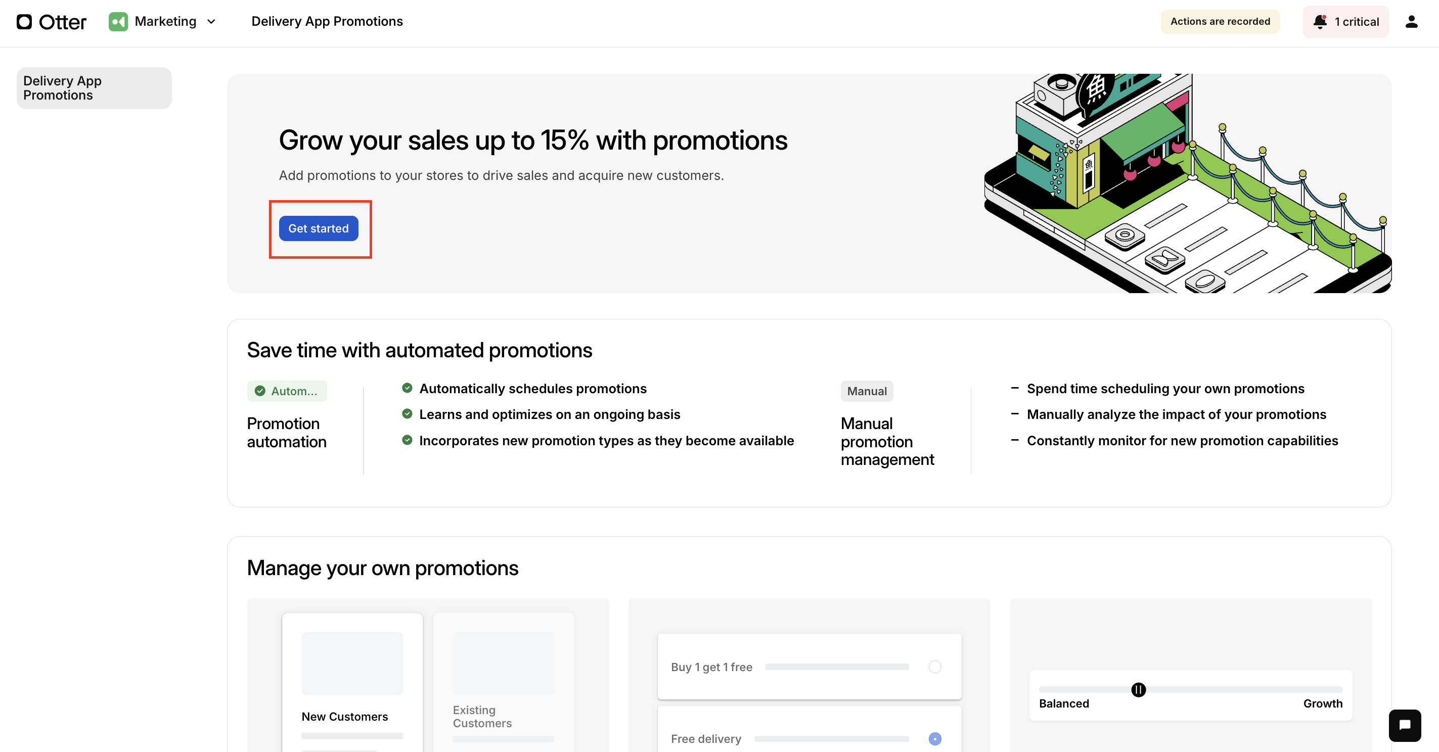 Getting Started with Delivery App Promotions