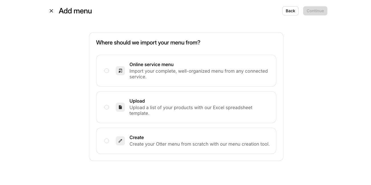 Where should we import your menu from?.png