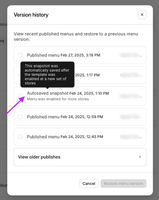 Autosaved Snapshot