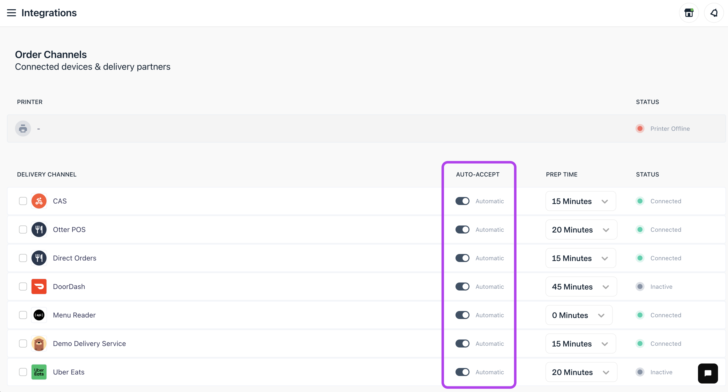 Auto-Accept Setting