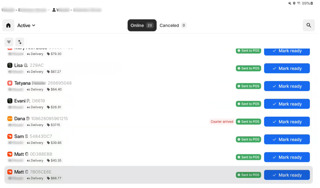 Order List
