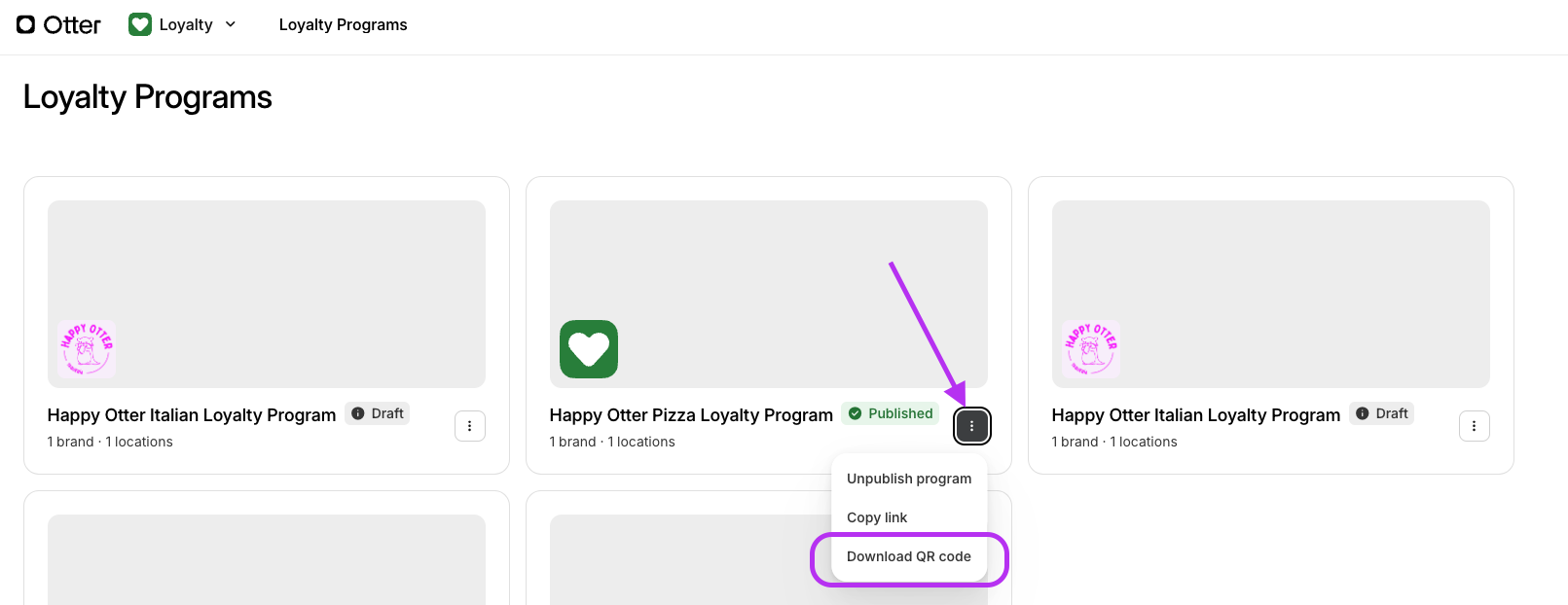 Download QR Code Loyalty