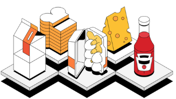 Menu Items Illustration