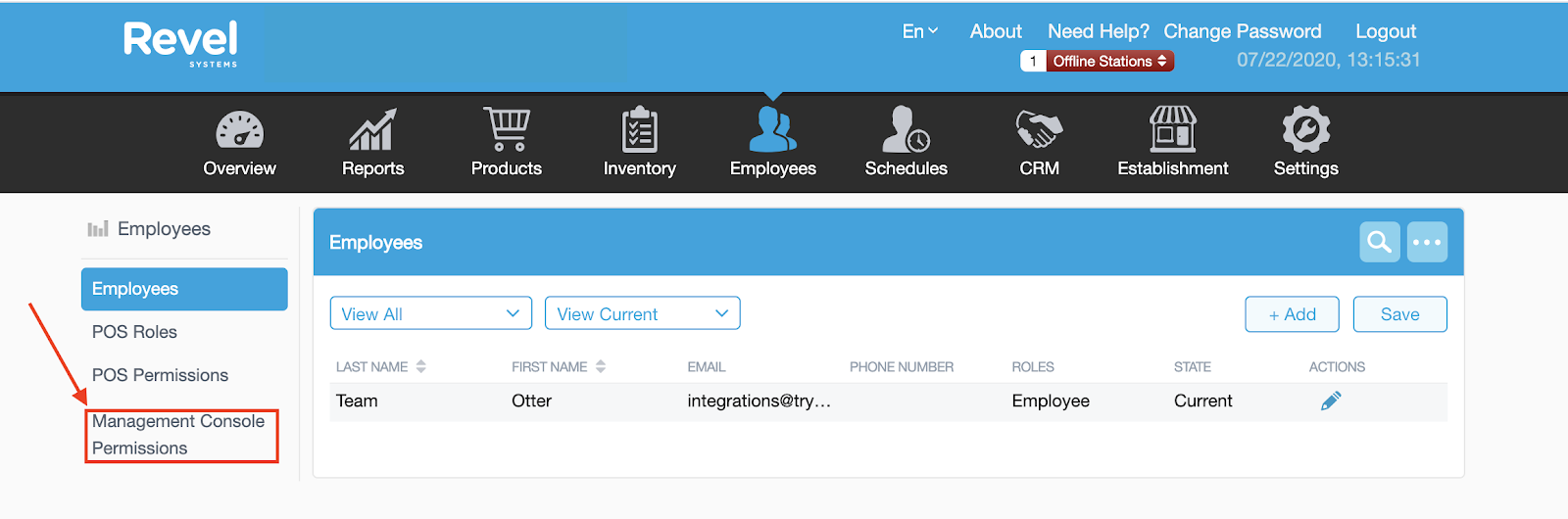 Étape 1 Ajout d'un utilisateur Otter dans Revel.png