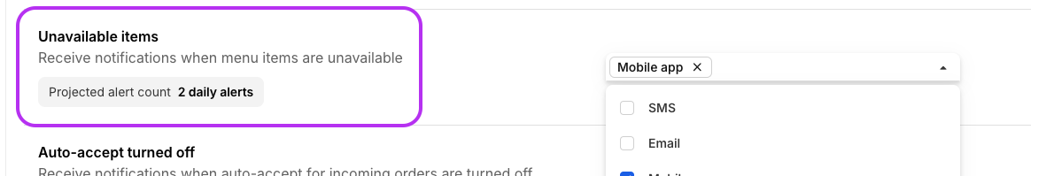 Articles indisponibles
