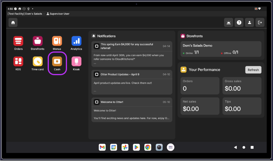 Application Cash POS