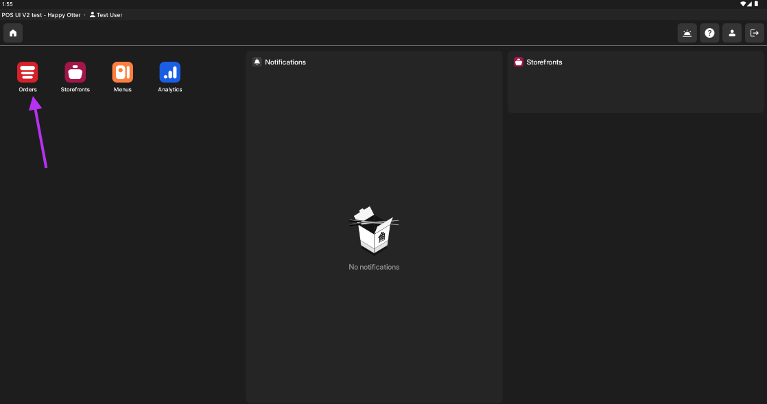 Application Commandes POS