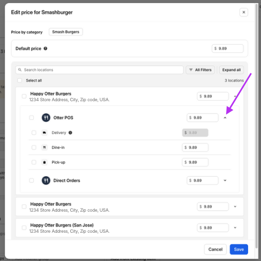 Développer les Détails de Tarification par Plateforme