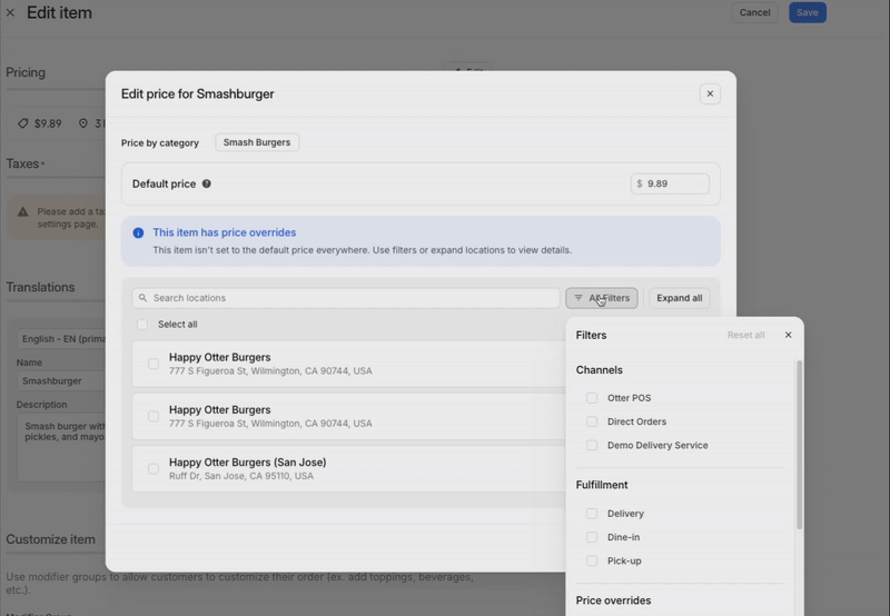 Advanced Bulk Pricing Edits GIF