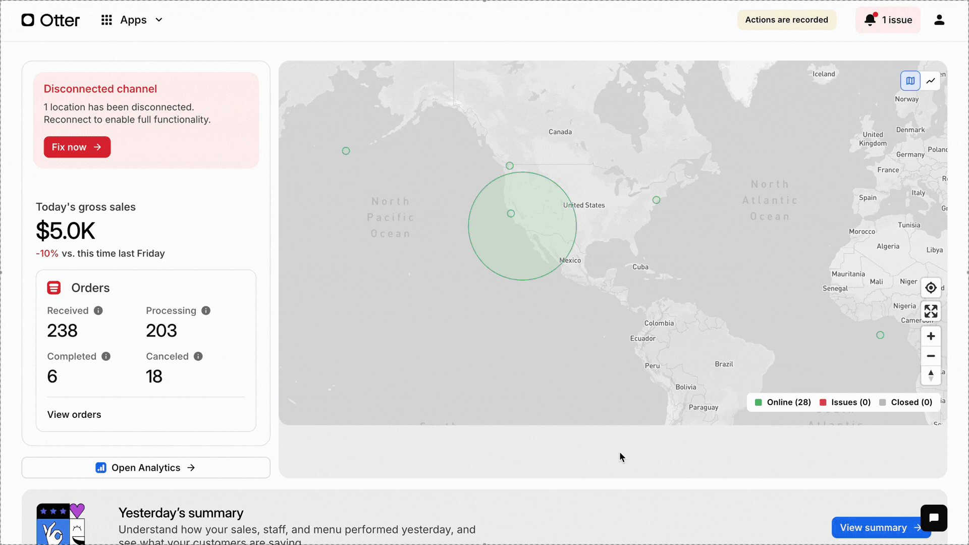 Accessing KDS Report in Analytics Gif