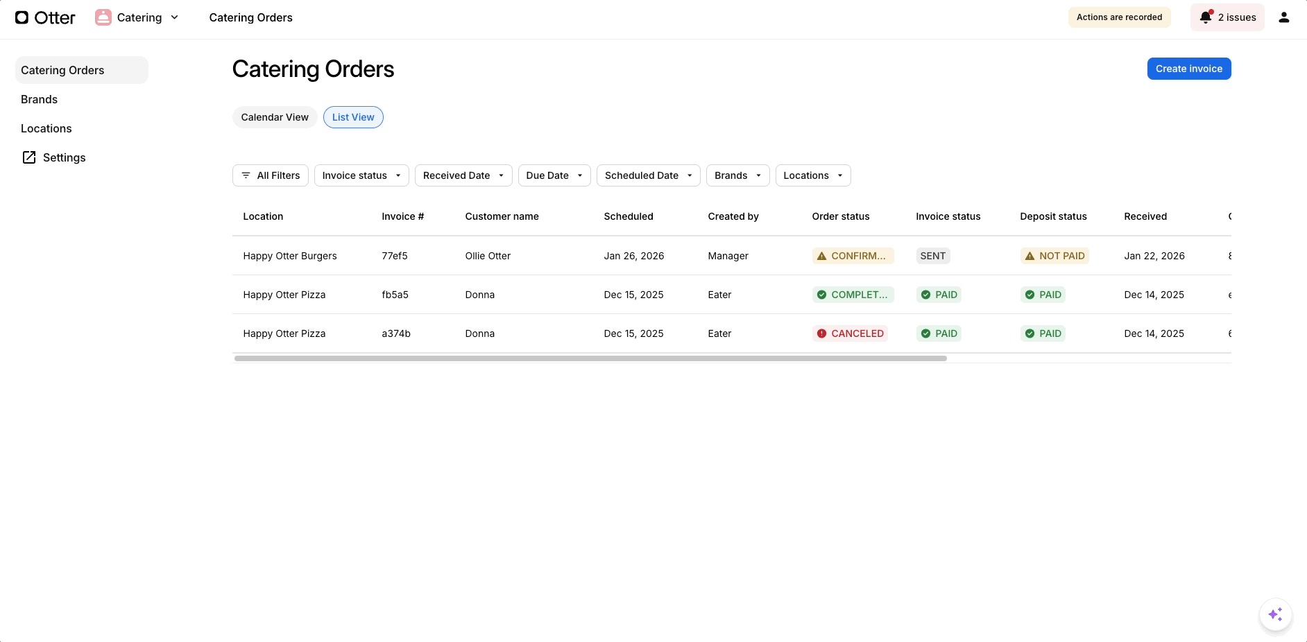 Catering List View.gif