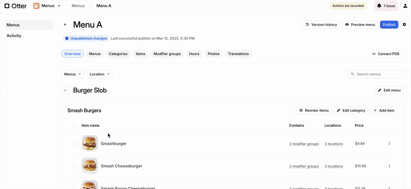 Item Offered On per Channel GIF